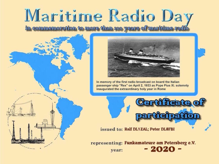 Maritim Radio Day Deutscher Marinebund