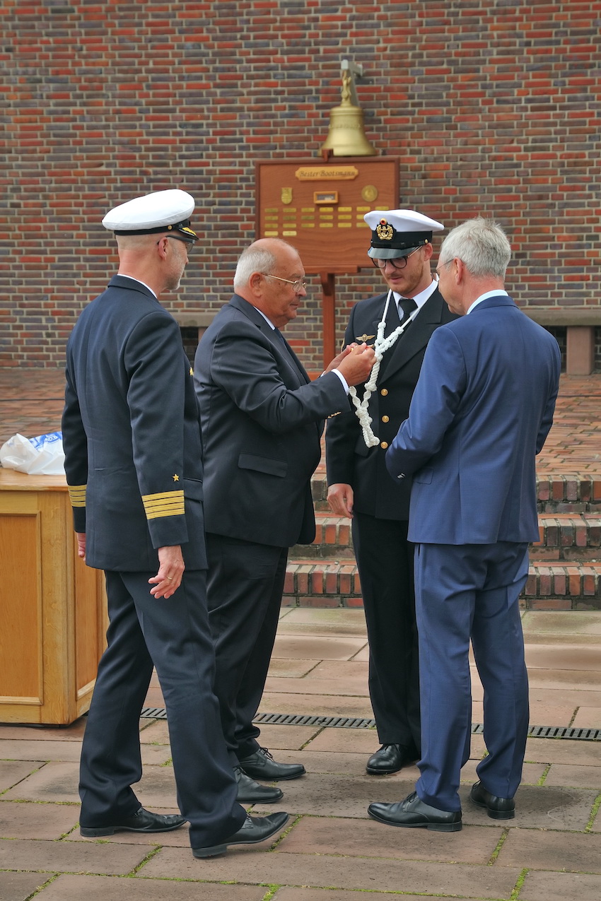 Bester Bootsmann in Laboe Deutscher Marinebund